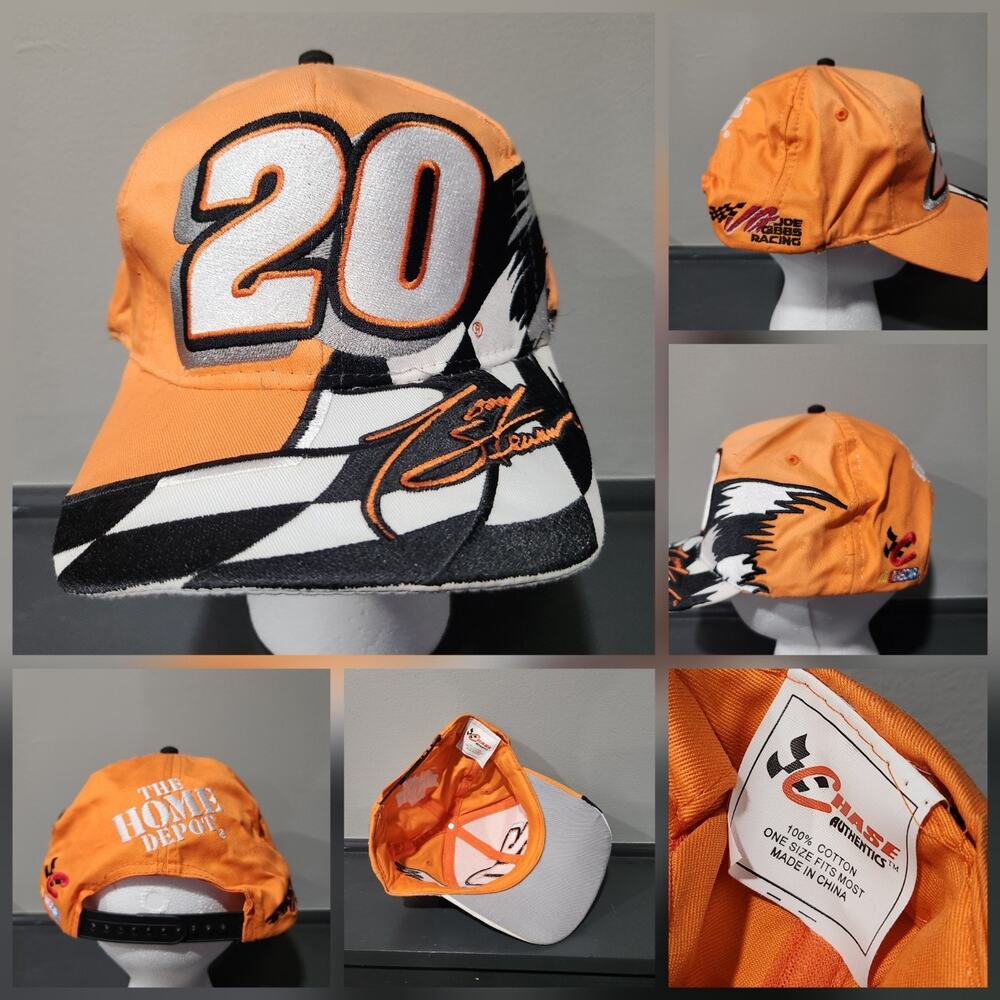 VTG Tony Stewart NASCAR Racing Chase Authentics Snapback Hat‎ Cap OSFA Y2K 2000s